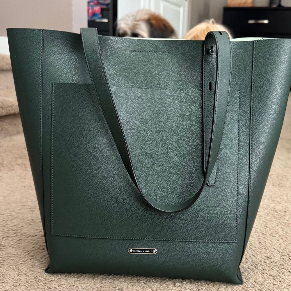 Rebecca Minkoff Stella Tote Bag - Forest Green